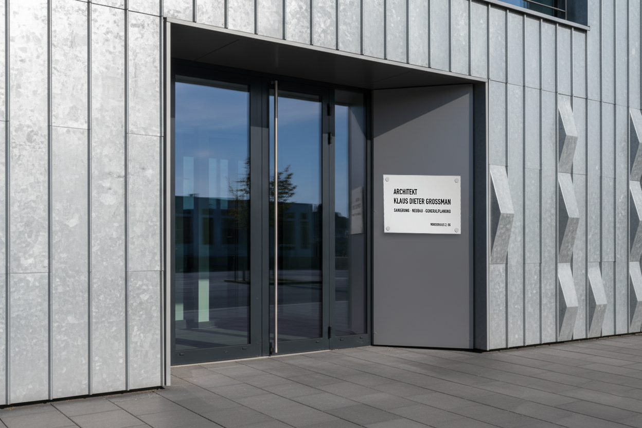 metallschild rot eloxiert