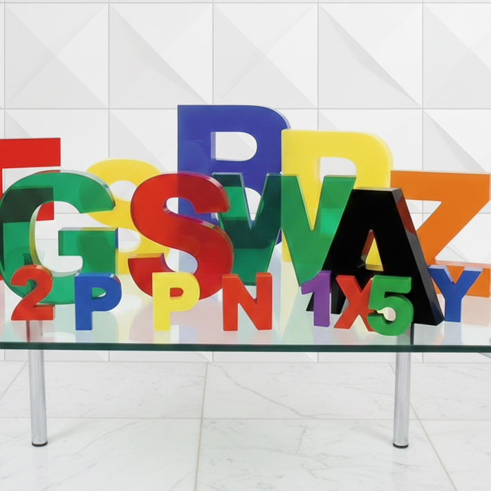 3D Buchstaben aus Acrylglas